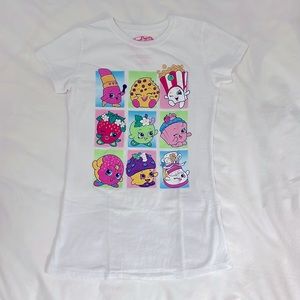 Shopkins Girls T-shirt; Size XL (14-16)